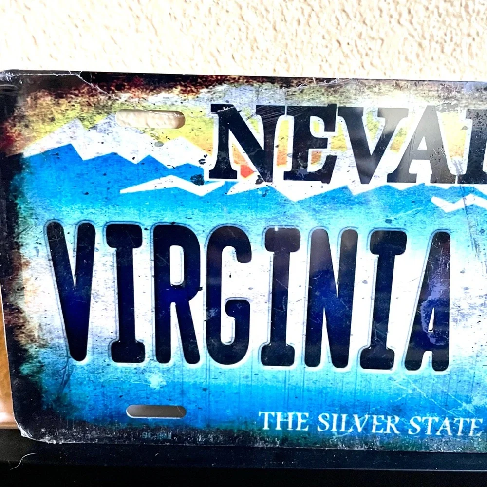 NEW Virginia City Nevada License Plate Metal Sign